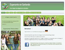 Tablet Screenshot of esperanto-sarlando.info
